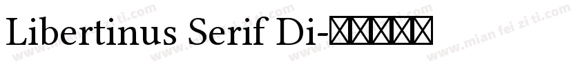 Libertinus Serif Di字体转换